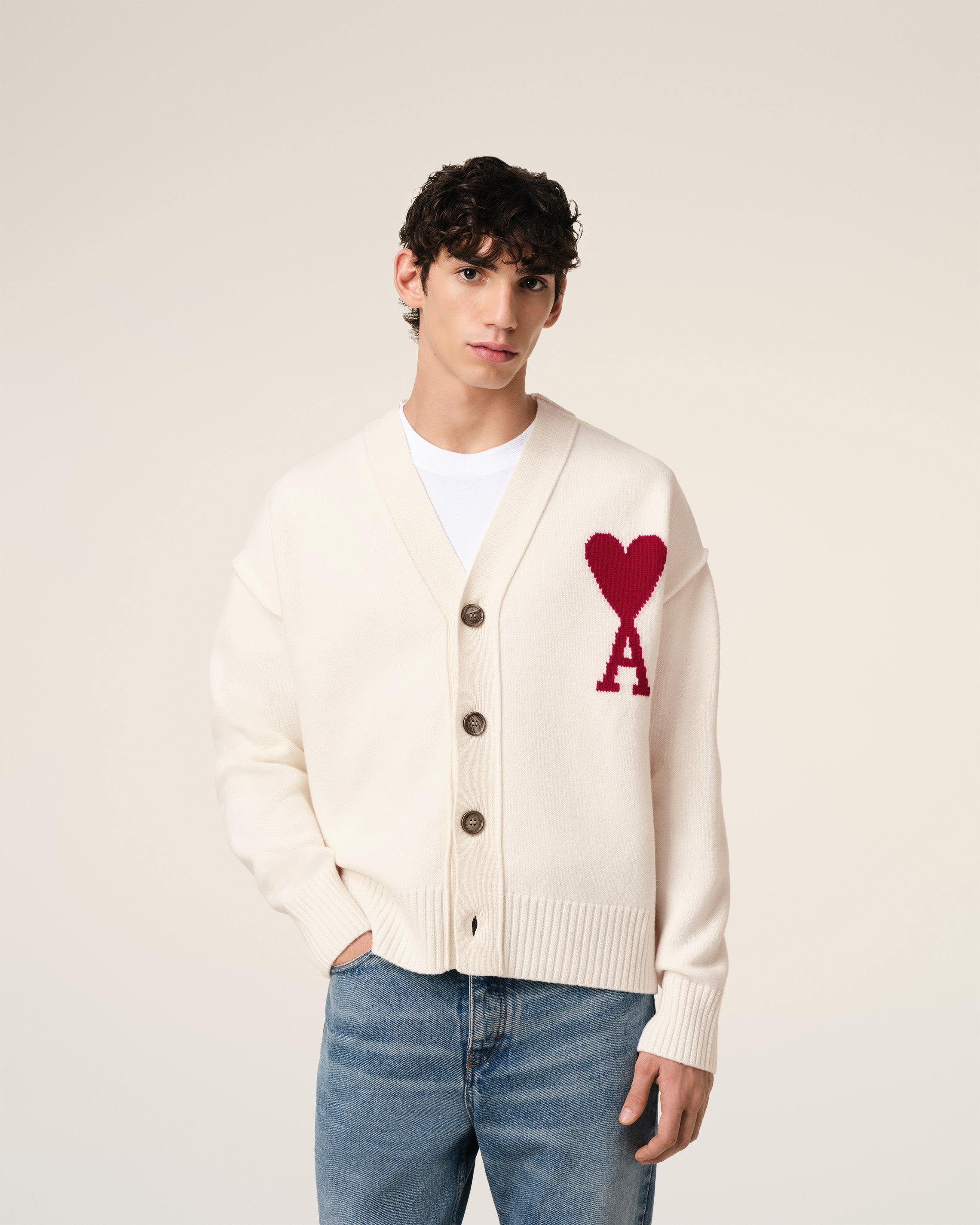 RED AMI DE COEUR CARDIGAN - 3