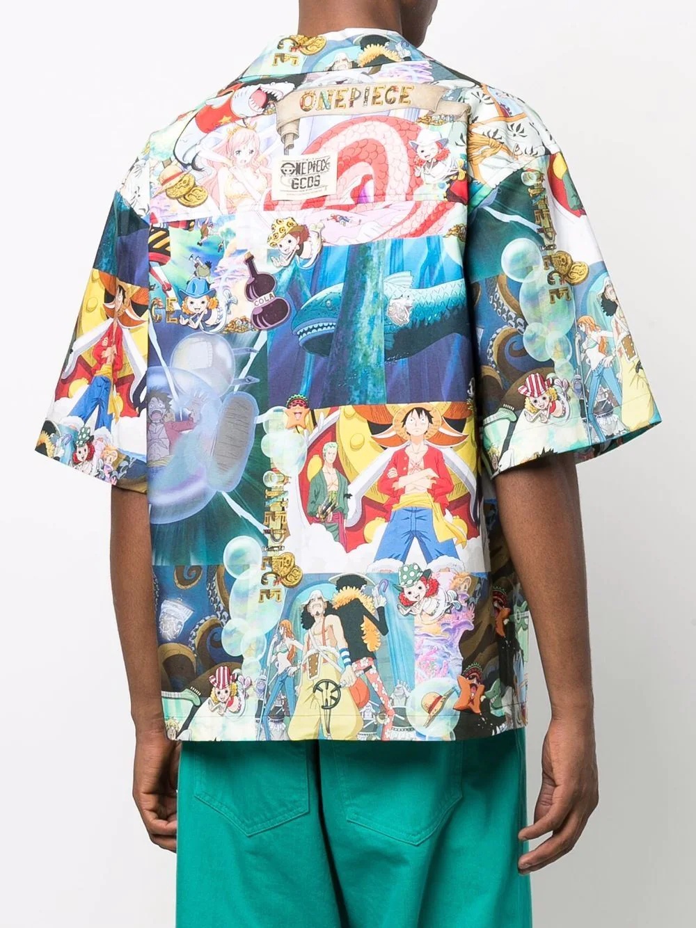 Anime-print short-sleeve shirt - 4