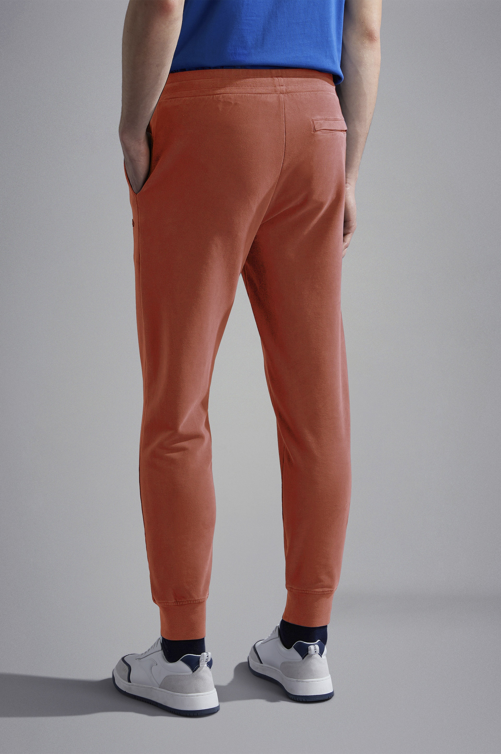 GARMENT DYED STRETCH COTTON JOGGERS - 3