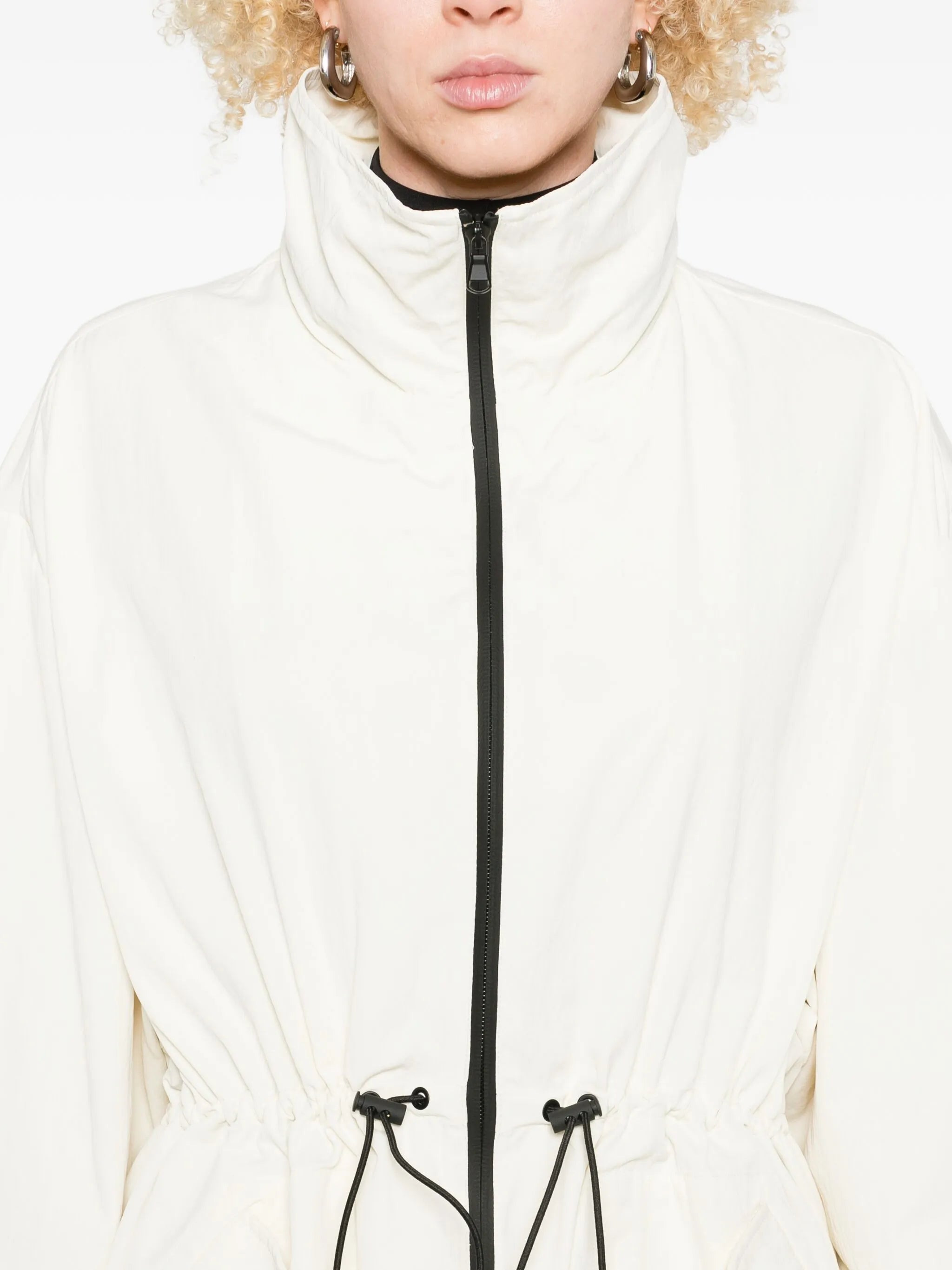 x RHW hooded drawstring coat - 6