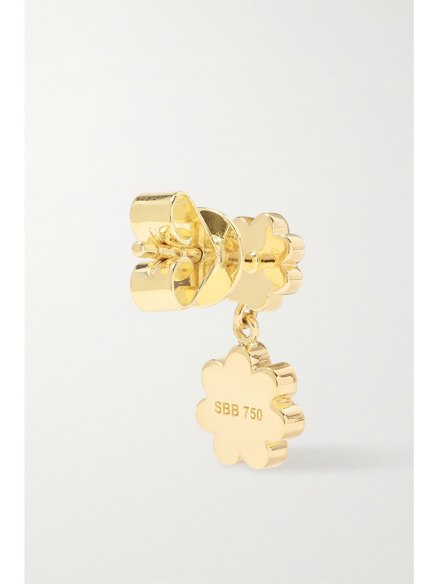 Bellis Deux 18-karat gold diamond single earring Gold - 3