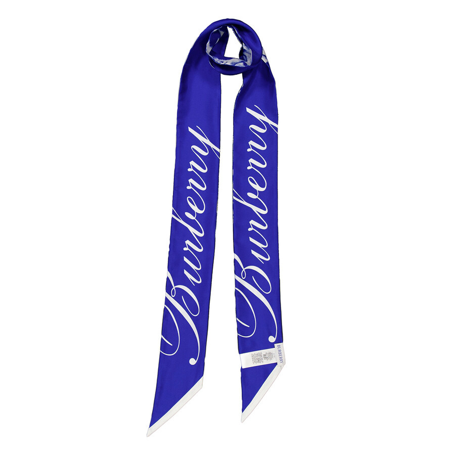 Burberry Silk Rose Print Scarf - 5