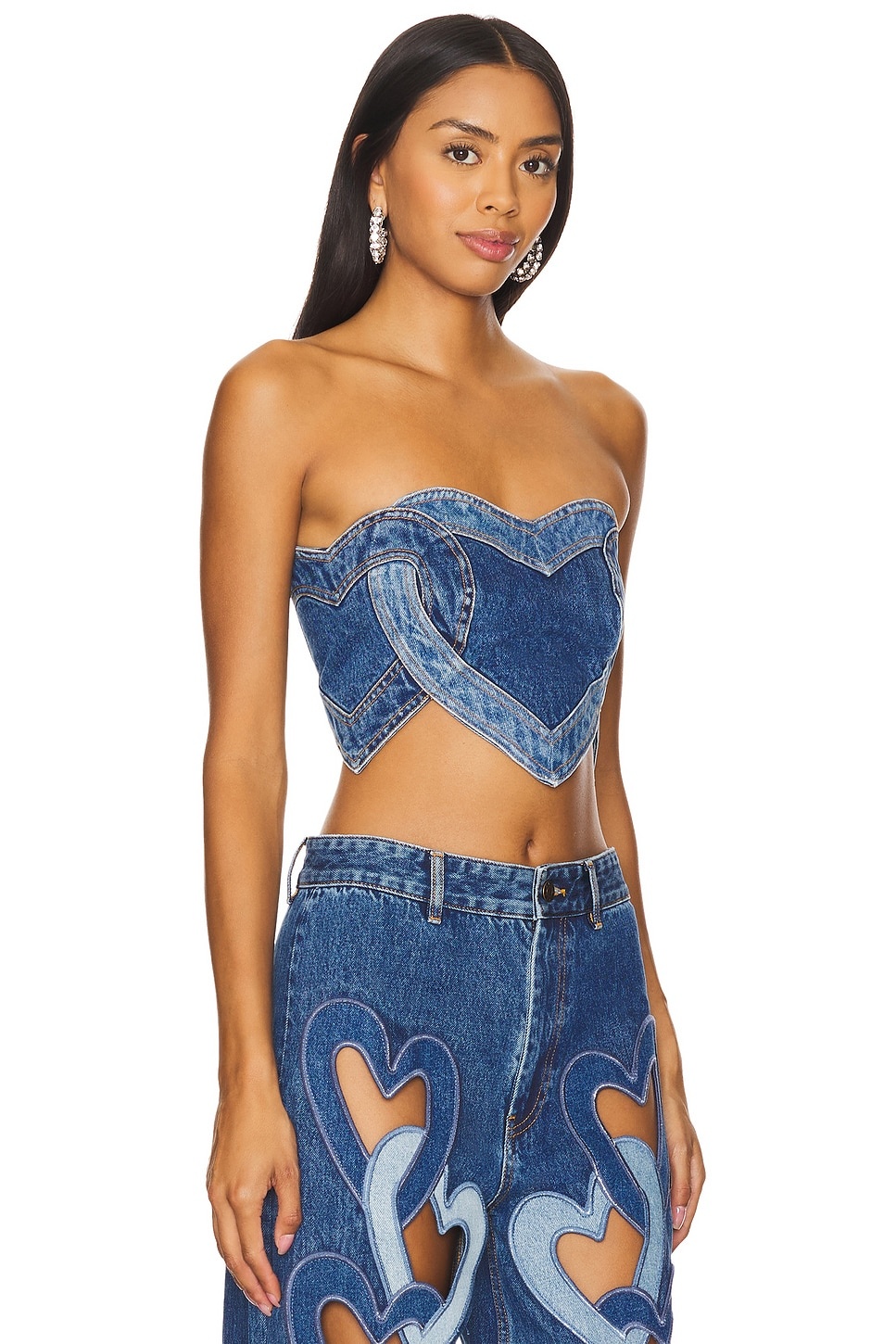 Heart Strapless Top - 2