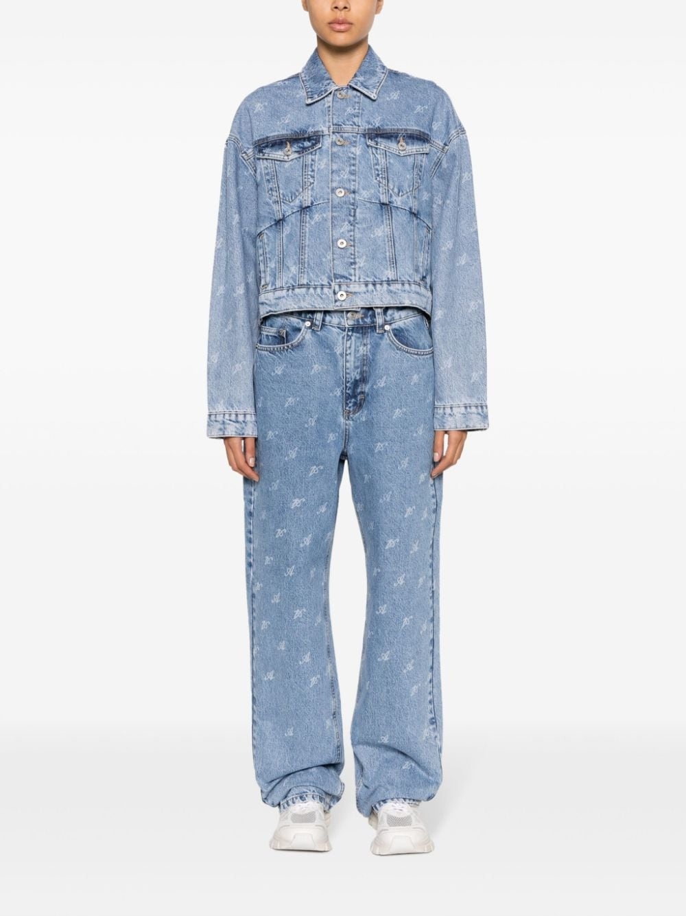Signature Rome cropped denim jacket - 2