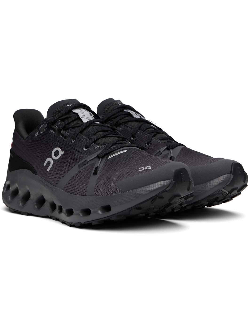 Black Cloudsurfer Trail Waterproof Sneakers - 4