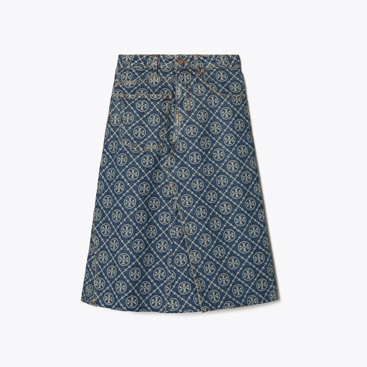 Deconstructed Denim Skirt - 1