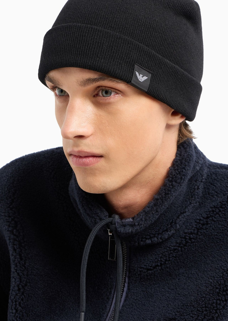 Rib-knit wool-blend beanie 3