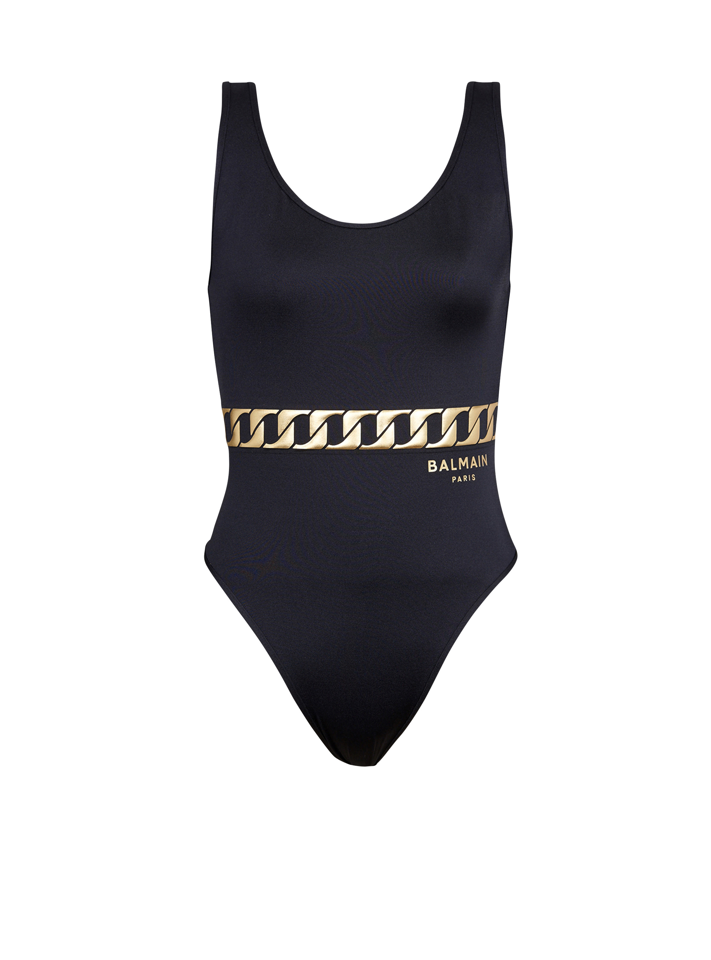 Balmain logo swimsuit - 1