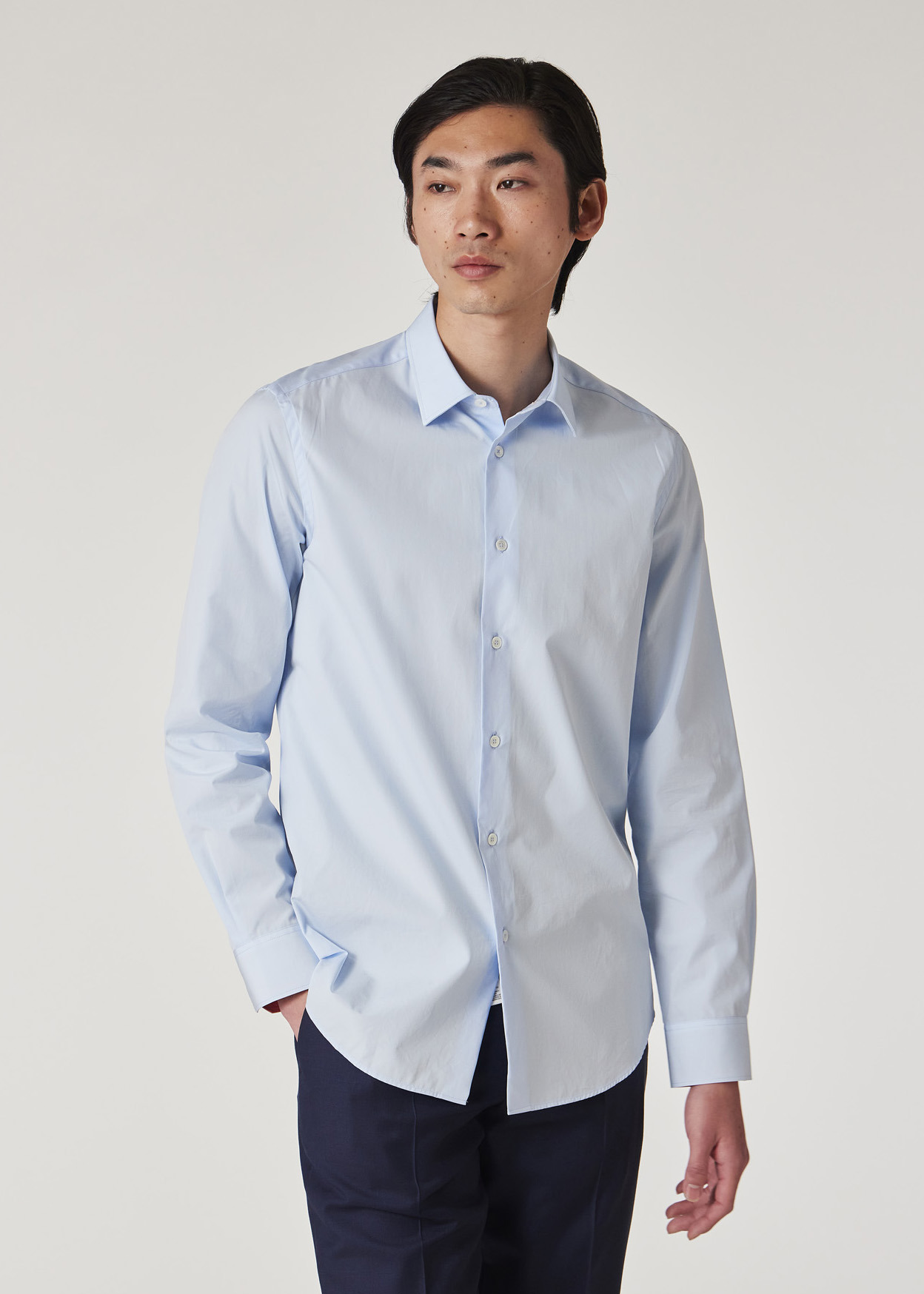 Tailored-Fit 'Artist Stripe' Cuff Shirt - 7