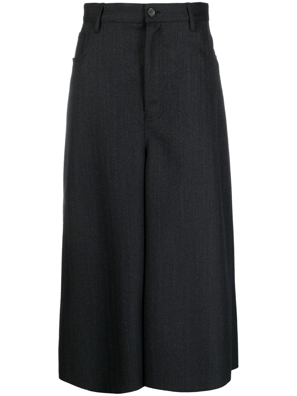 wide-leg cropped trousers - 1