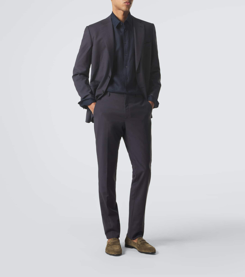 Brioni Suede penny loafers outlook