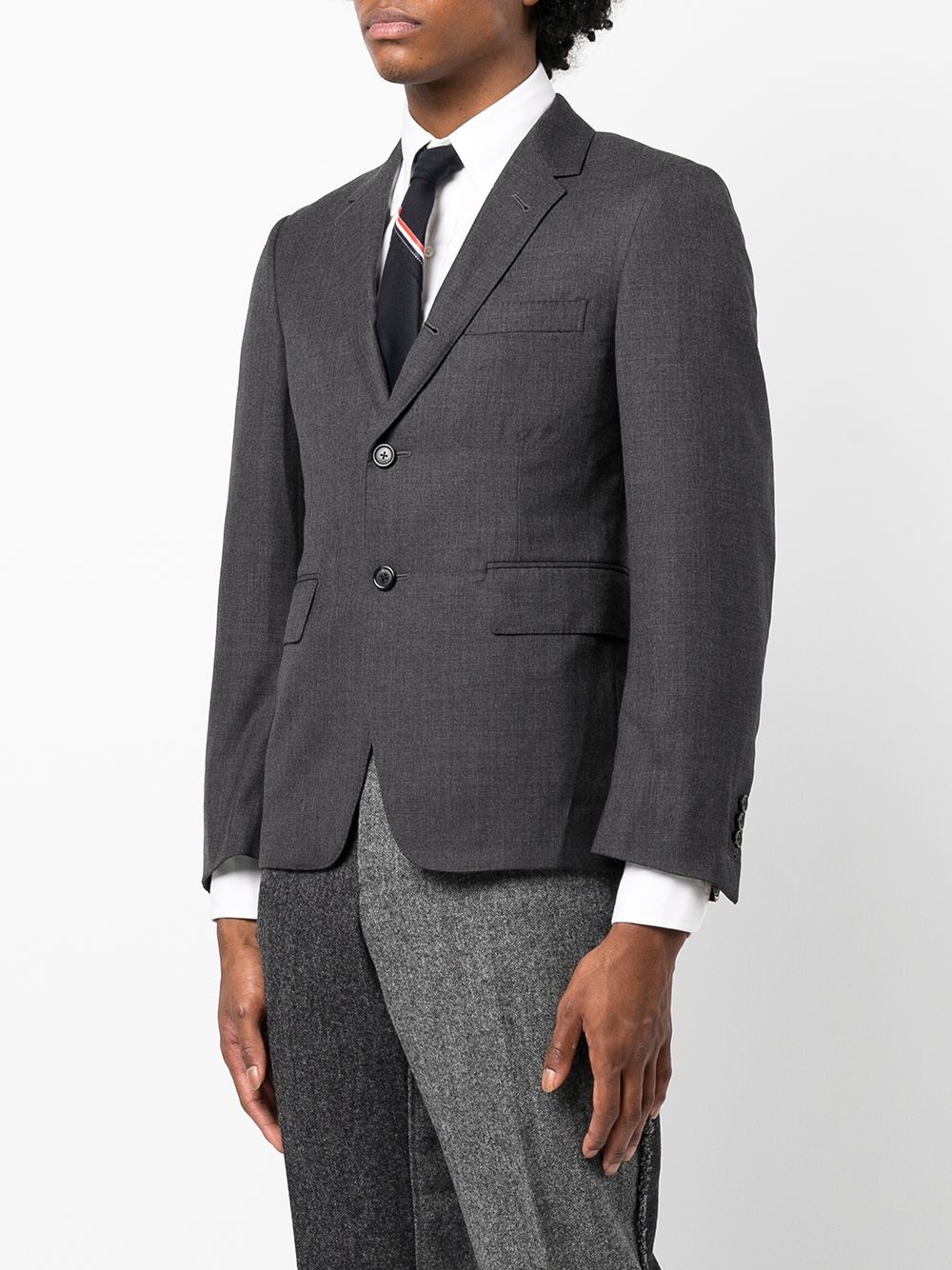 Super 120s single-breasted blazer - 3
