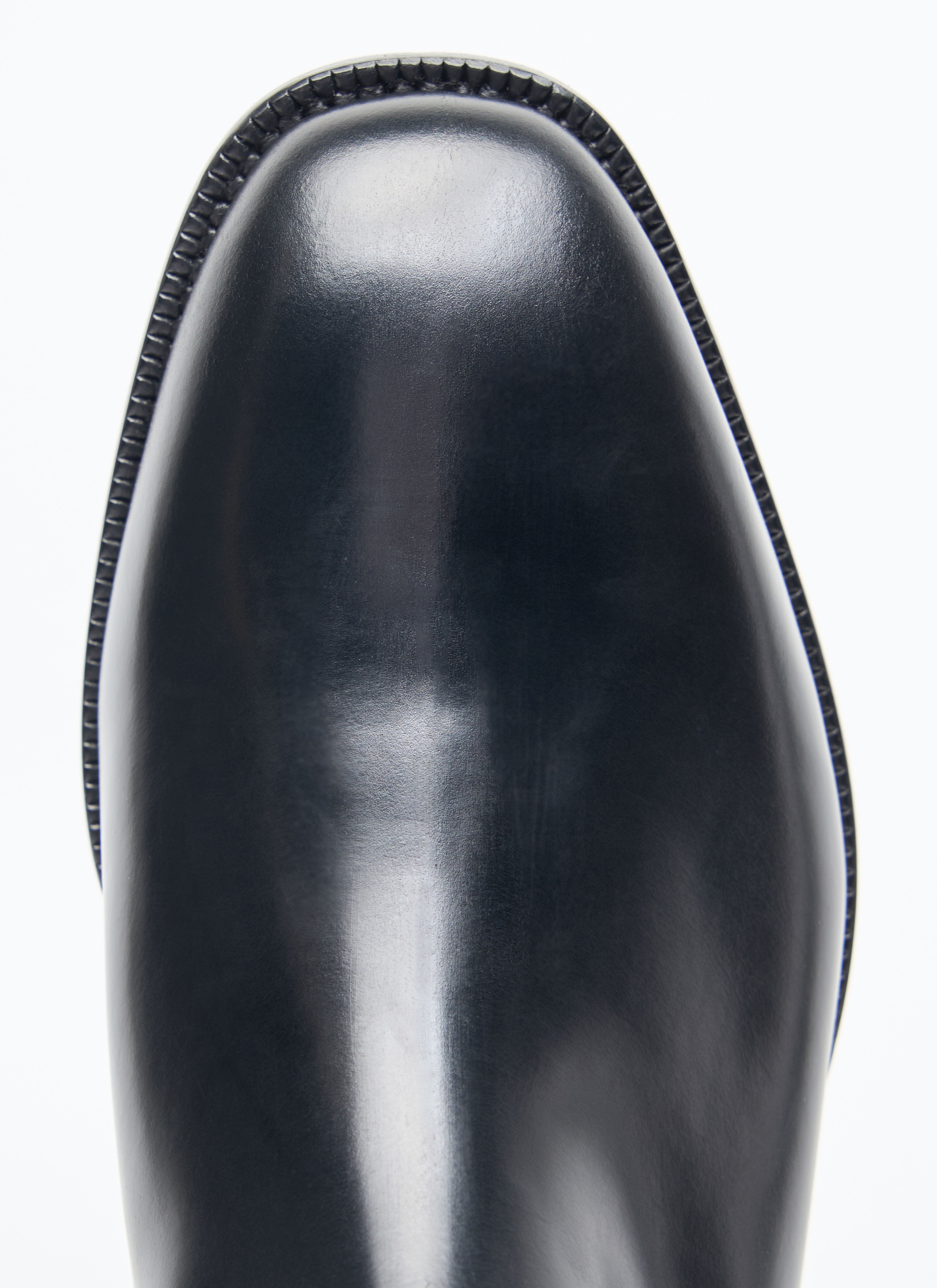Knee-High Leather Boots - 7