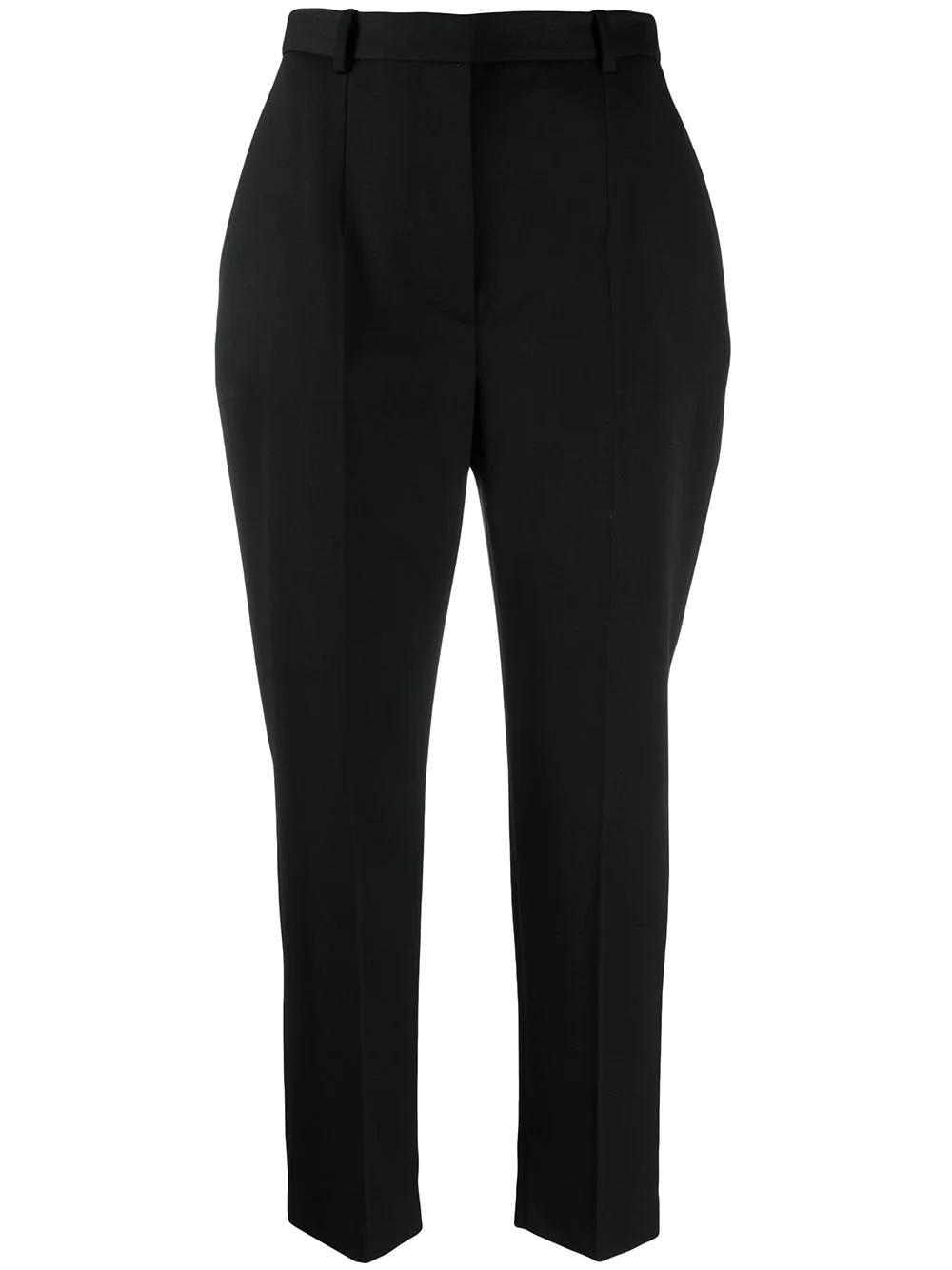 high waist cigarette trousers - 1