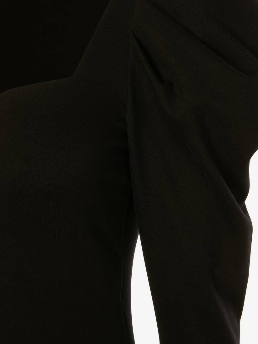 Sweetheart Jersey Bodysuit  in Black - 5