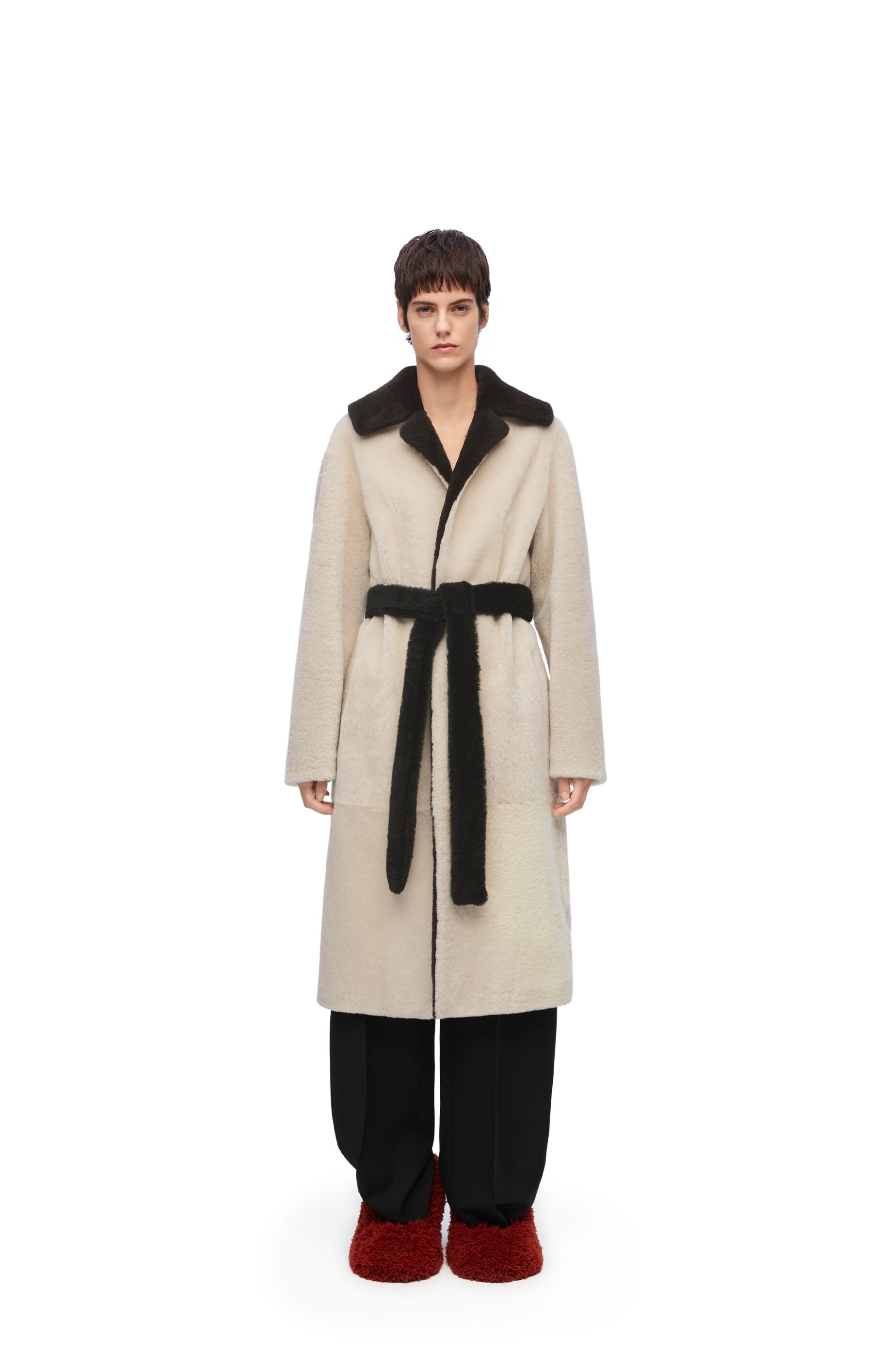 Coat in shearling - 3