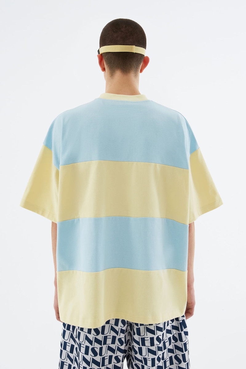 AZURE & CREAM OVER T-SHIRT 4
