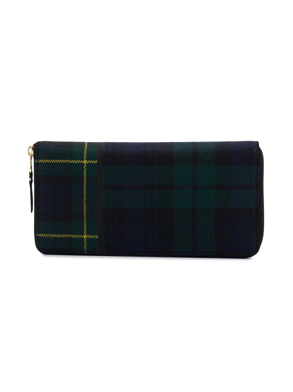 green large tartan print wallet - 2