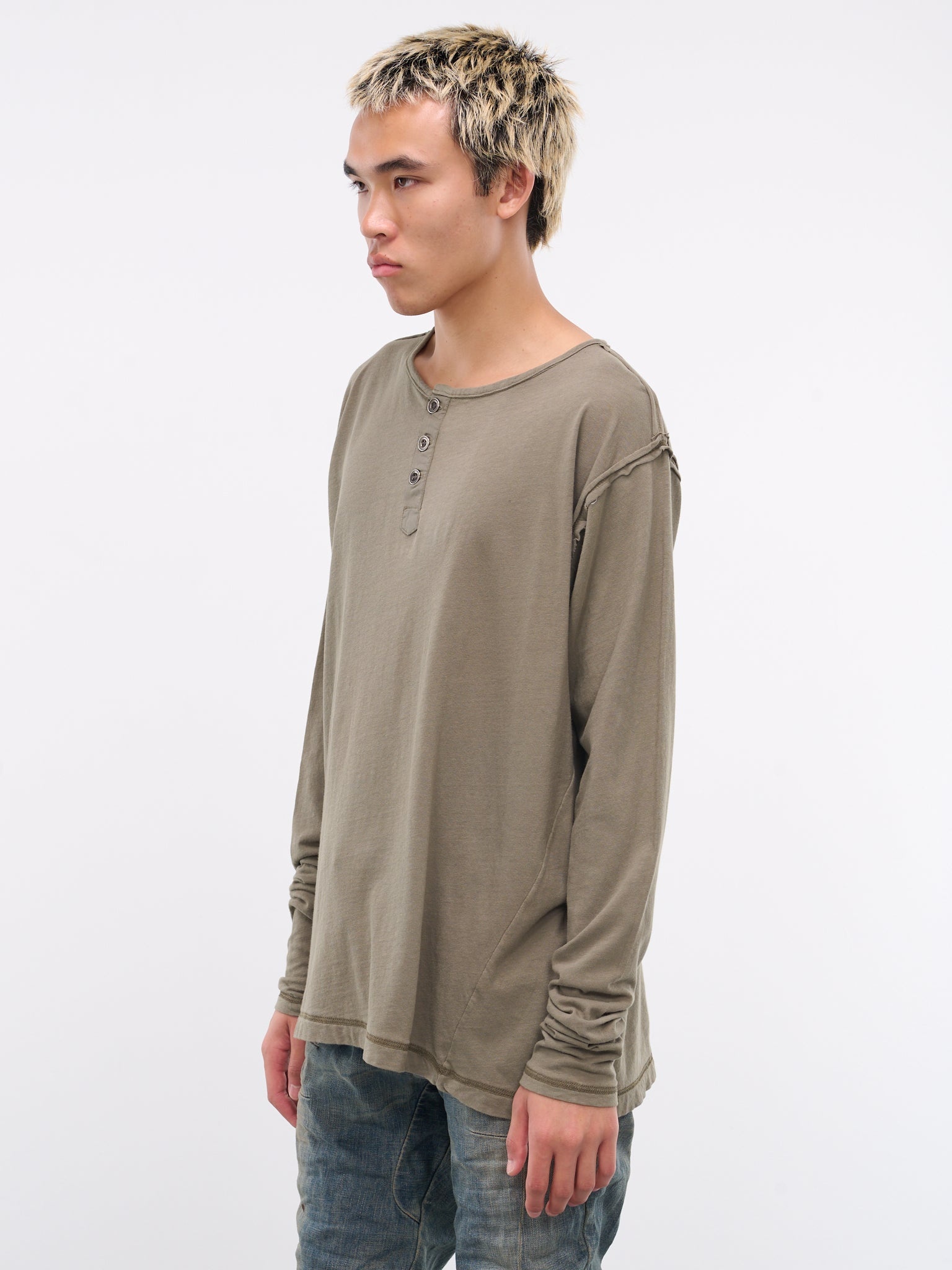 Long Sleeve Henley - 2