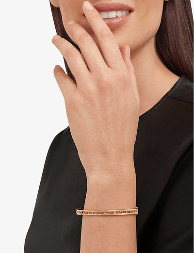 BVLGARI B.zero1 18ct rose-gold bangle bracelet outlook