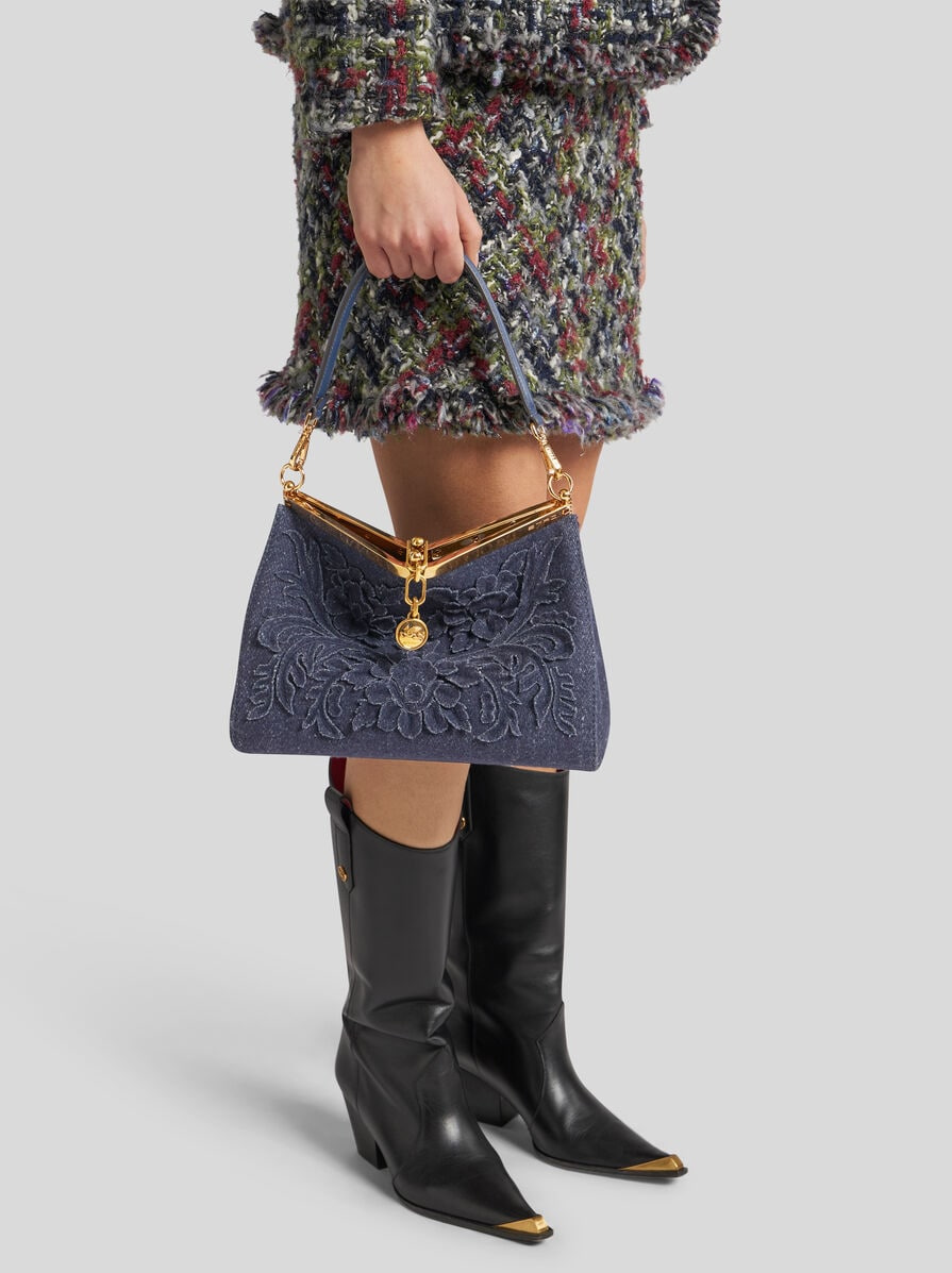 MEDIUM WOOL VELA BAG - 3