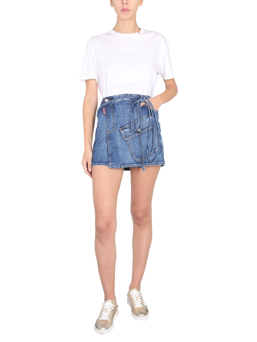 Dsquared Women Skirt With Pocket - 2