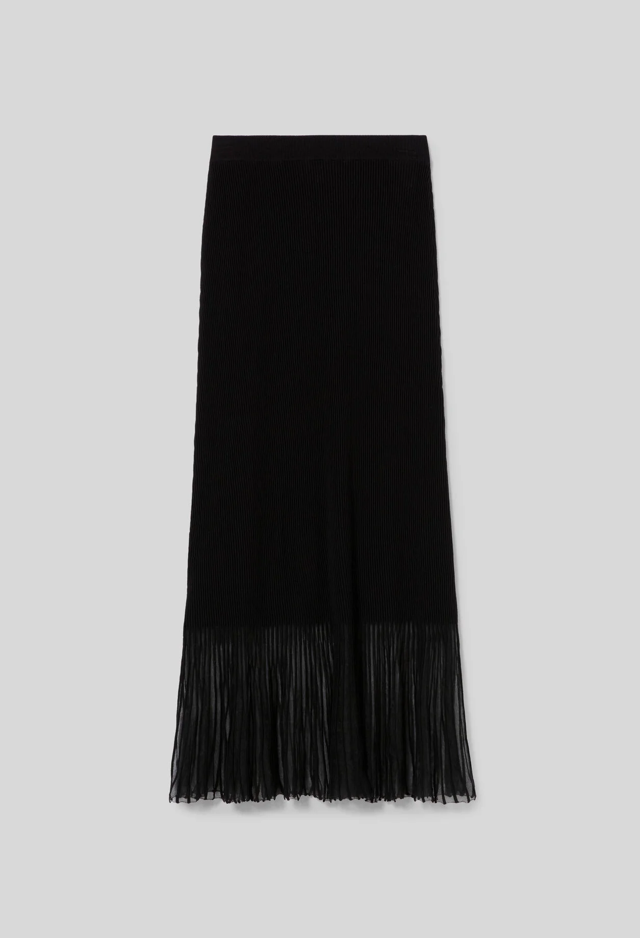 LONG KNITTED SKIRT - 1