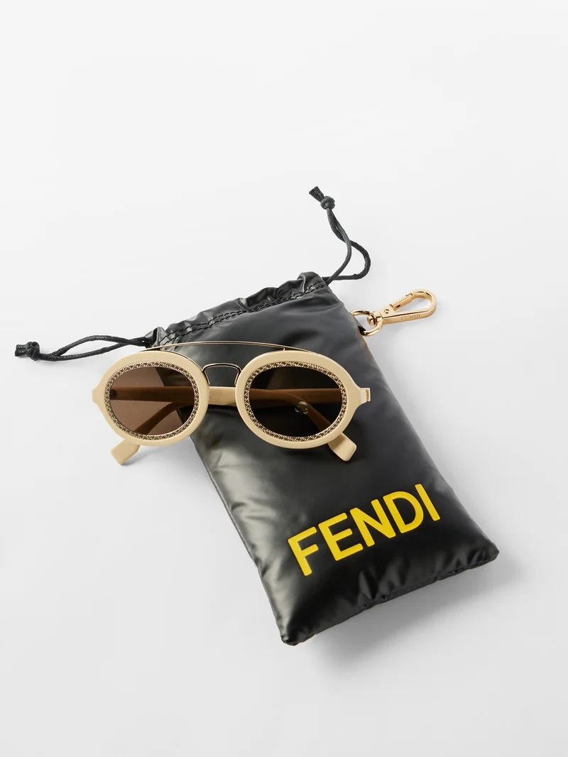 FF Around round acetate sunglasses - 7