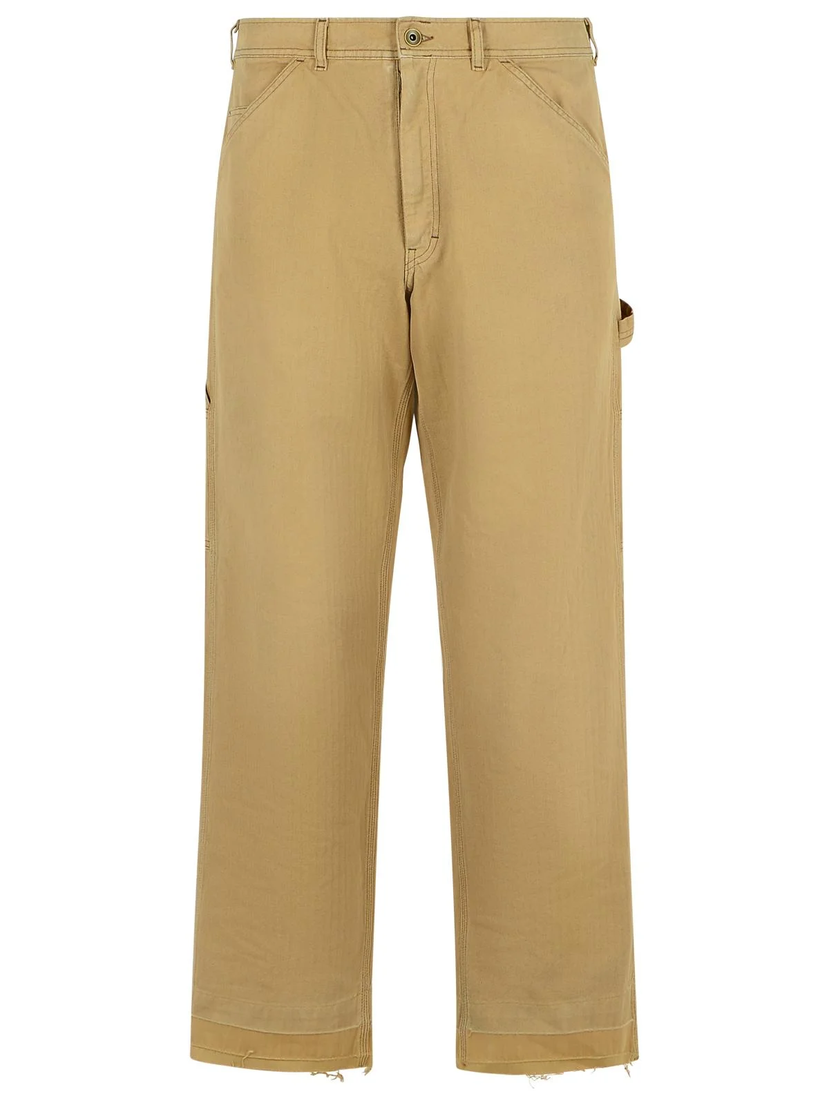 Maison Margiela Beige Cotton Pants Men - 1