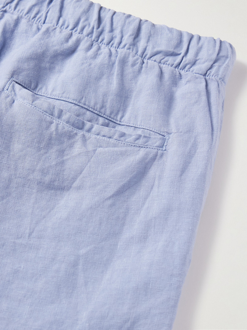 Joggy Straight-Leg Linen Bermuda Shorts 5