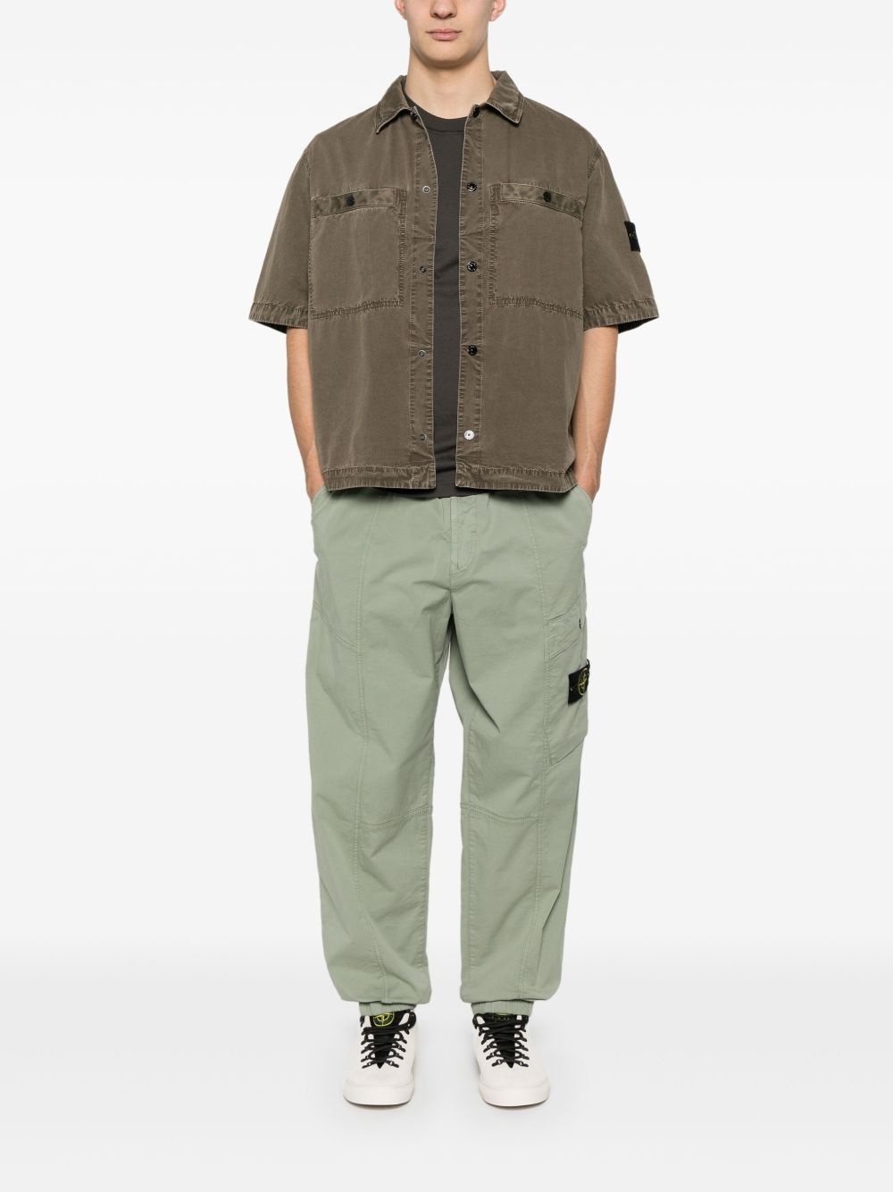 Compass-badge shirt - 2