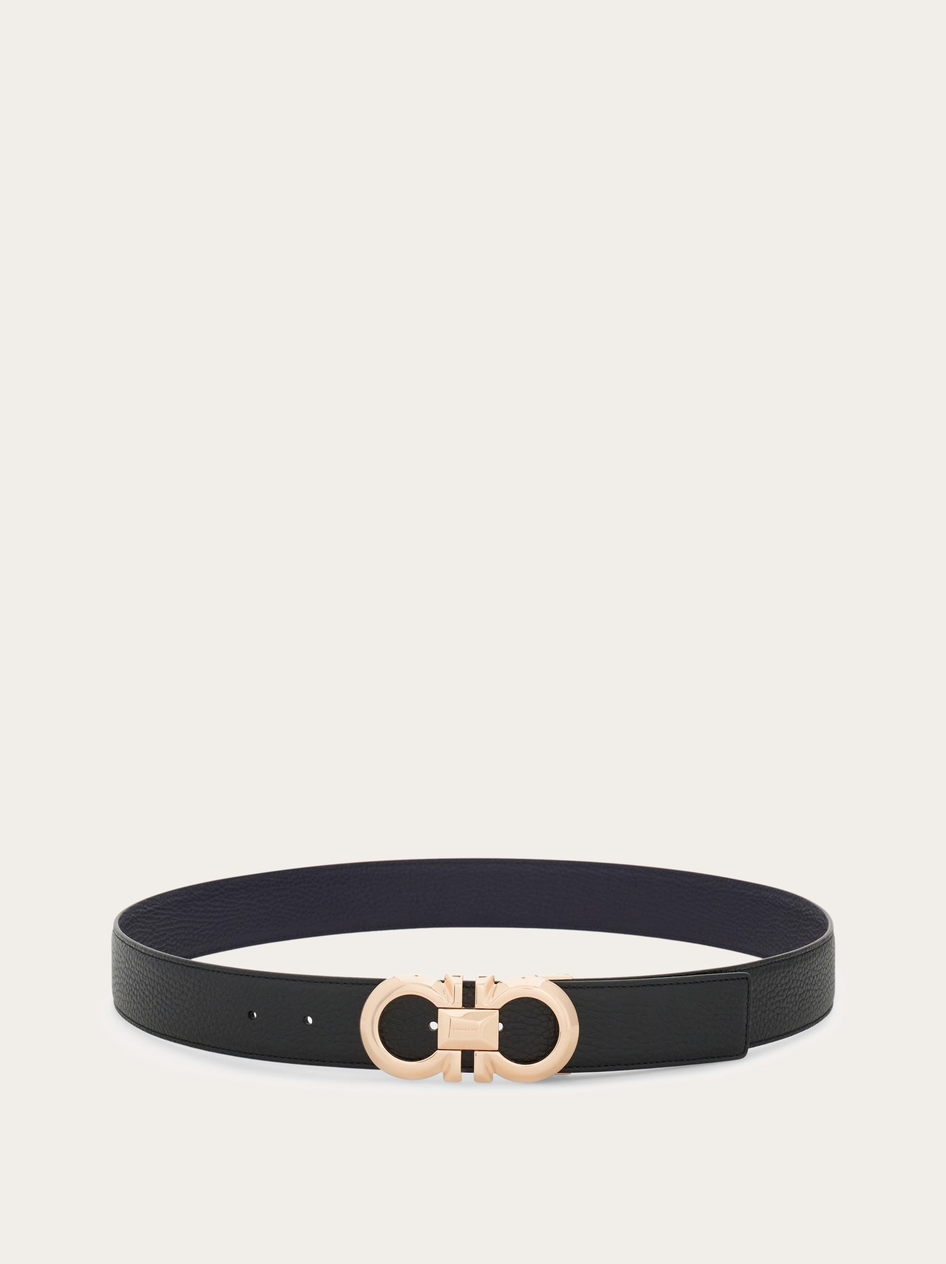 Reversible and adjustable Gancini belt - 3