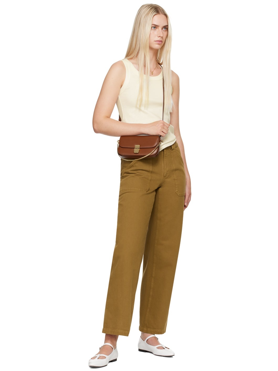 Brown Grace Chain Shoulder Bag - 4