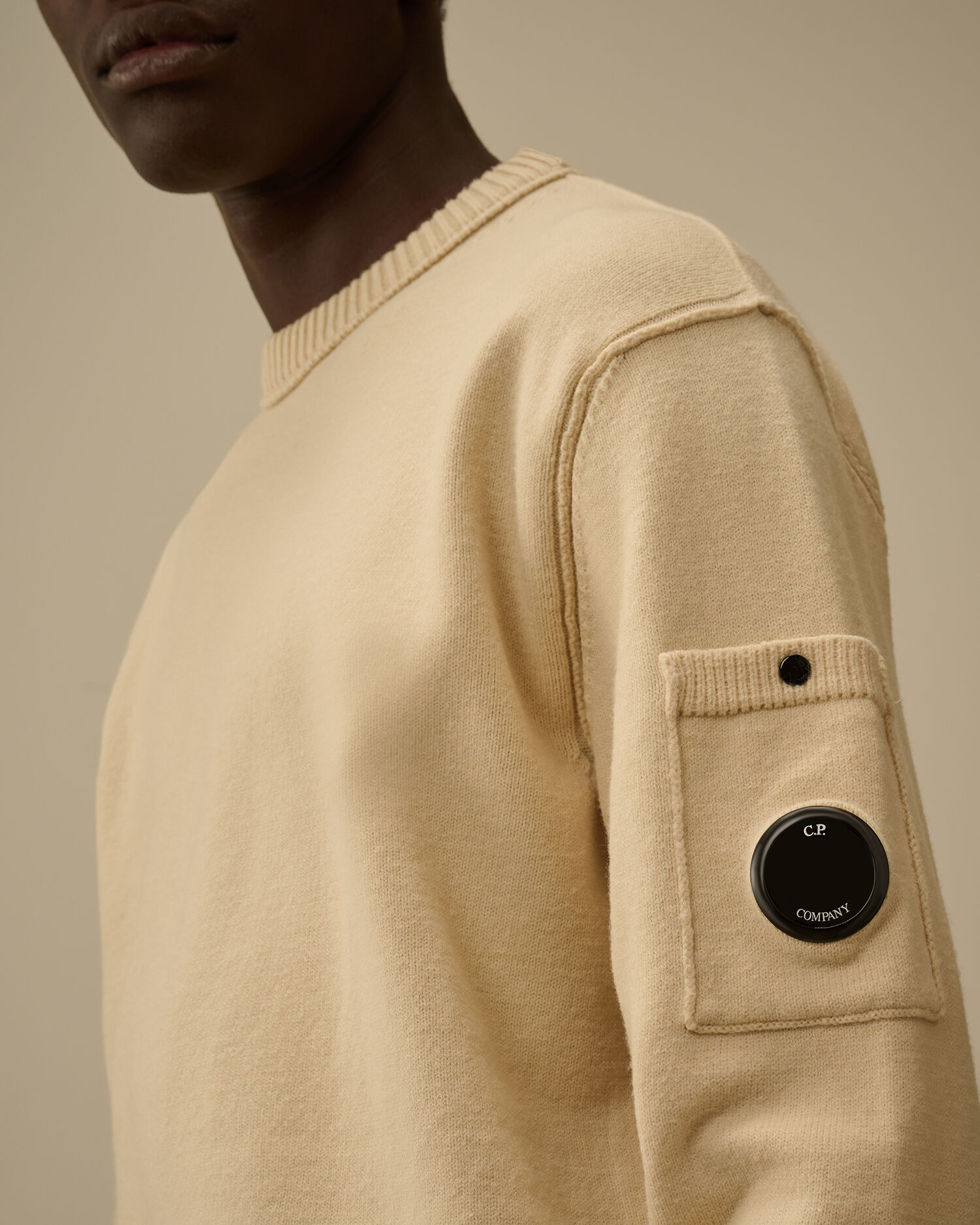 Soft Cotton Stretch Crewneck Sweater - 5