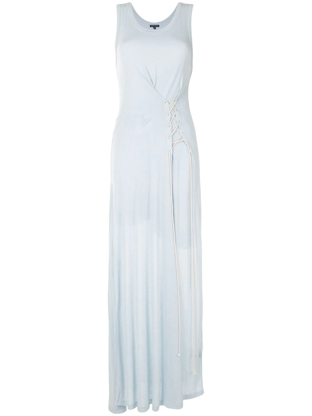 jersey sleeveless maxi dress - 1