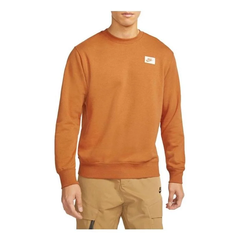 Nike NSW Club Crew Warm Core Sweatshirt 'Orange' DO2972-213 - 1