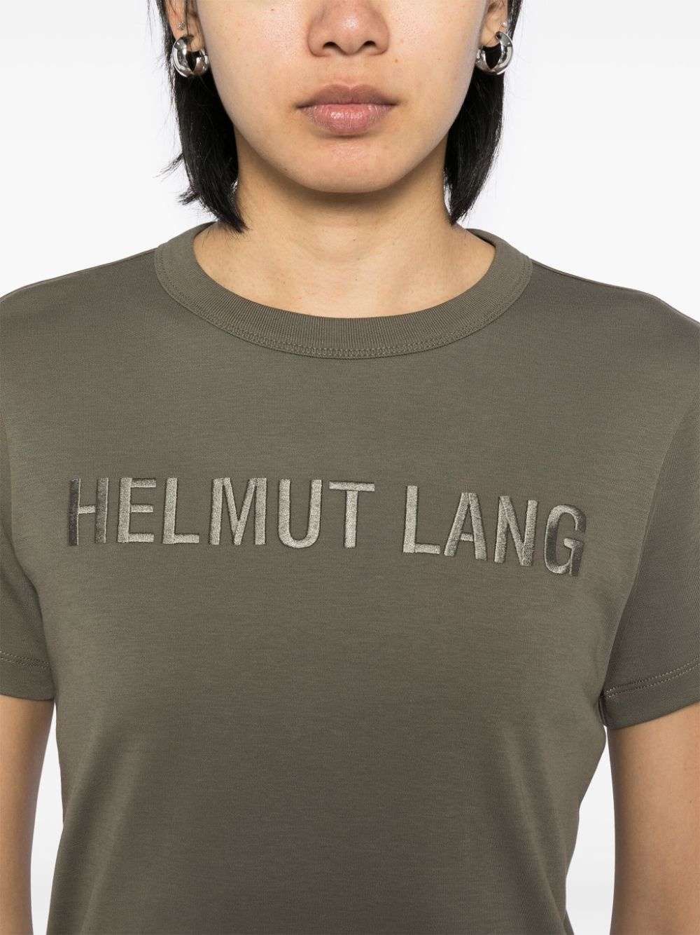 slim logo T-shirt - 5