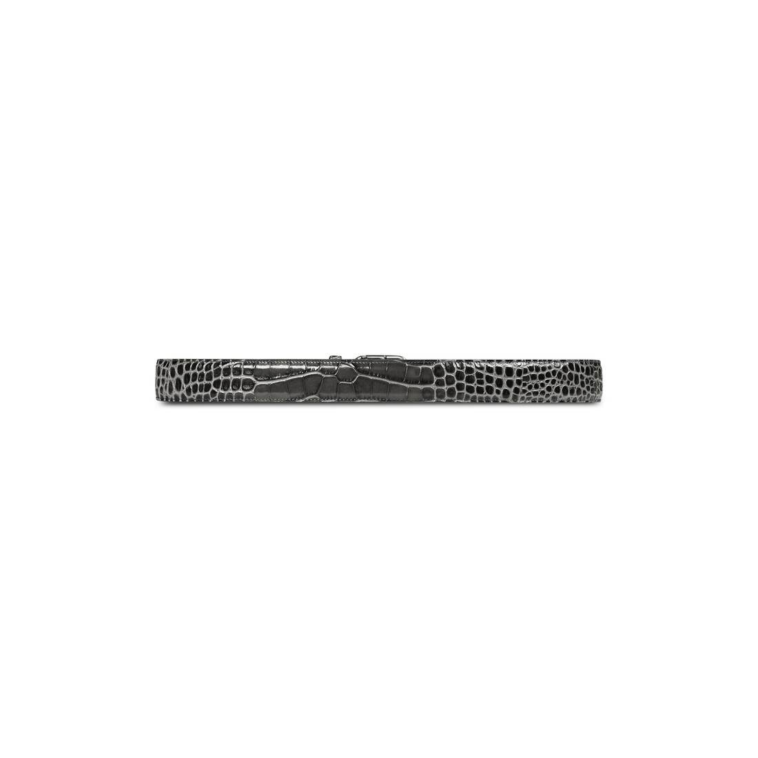 Men's Bb Large Belt in Dark Grey - 2