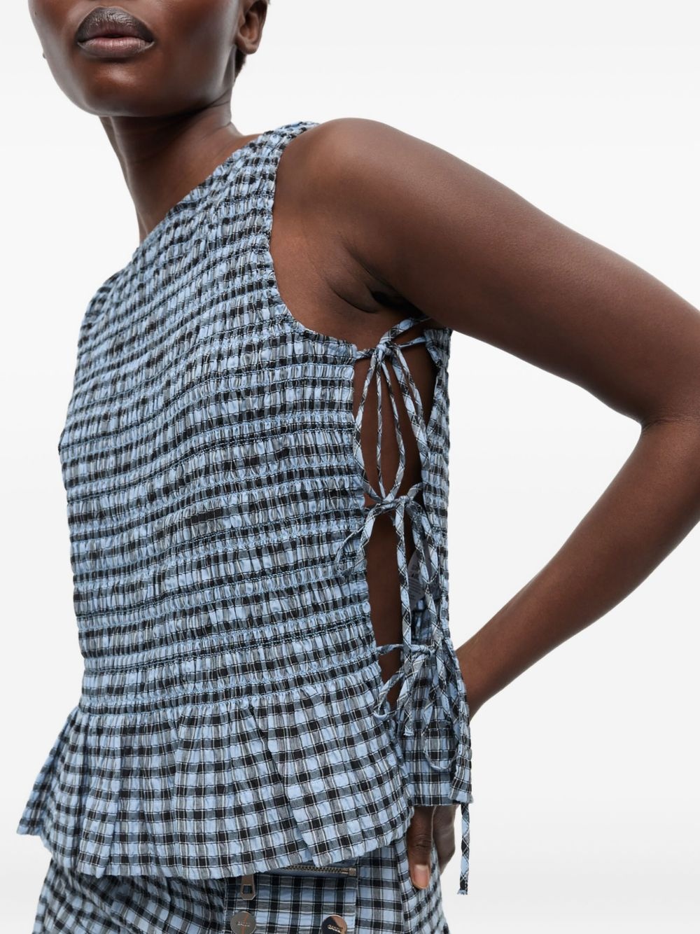 checkered top - 5