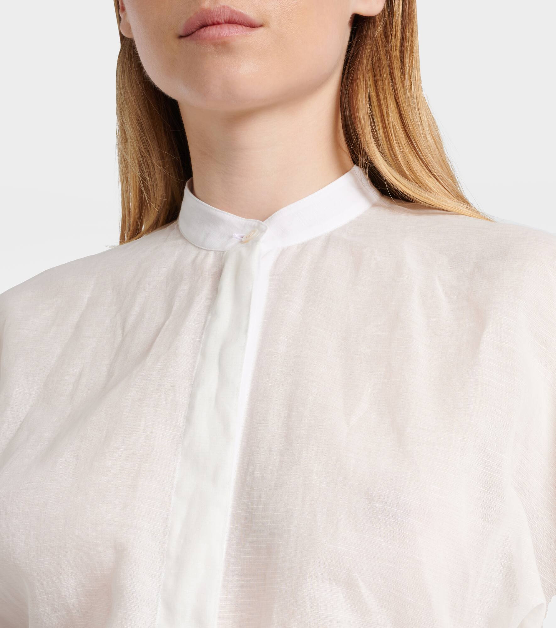 Cotton and linen blouse - 5