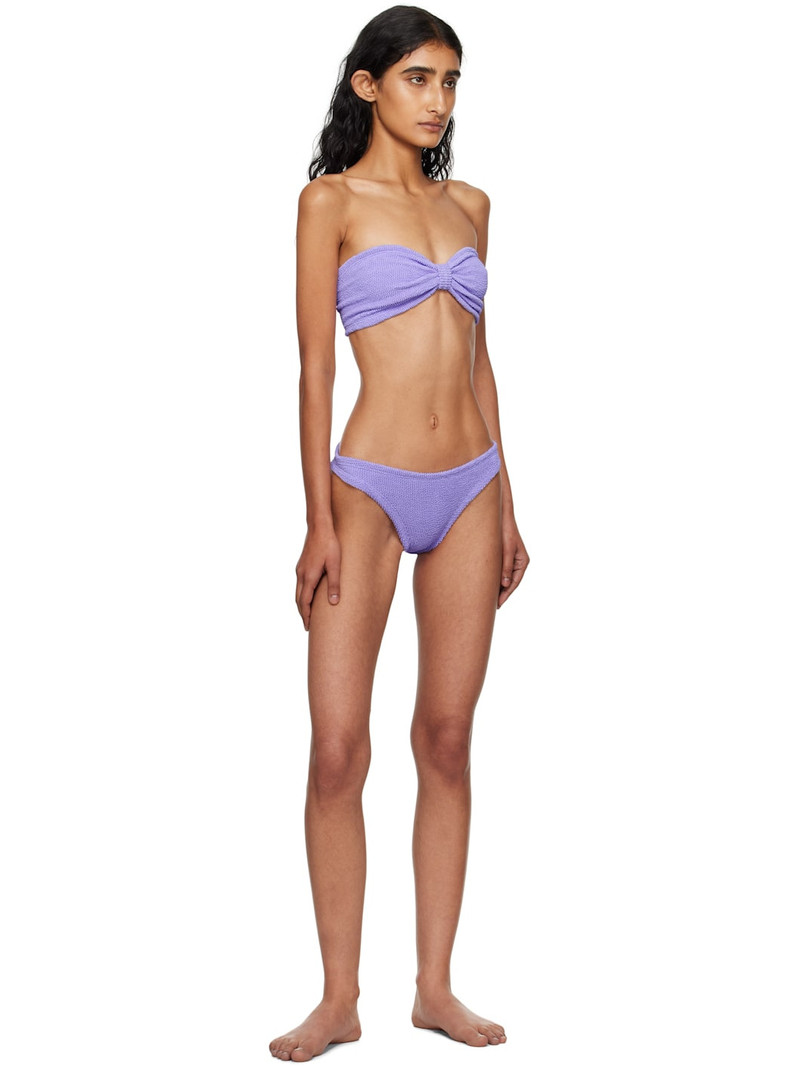 Hunza G Purple Jean Bikini outlook
