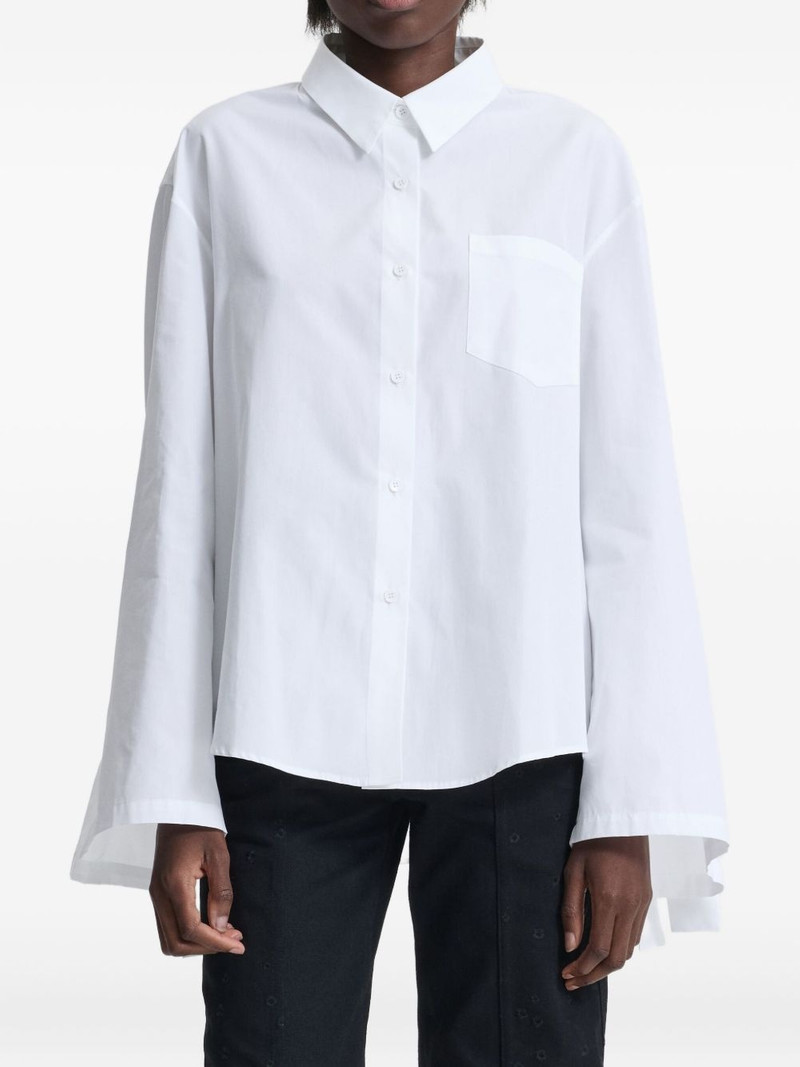 CECILIE BAHNSEN Bridget tie-detail shirt outlook