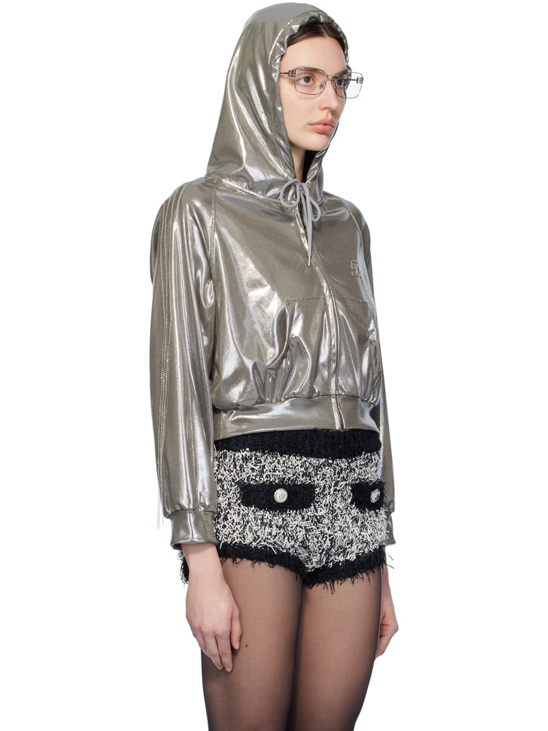 Silver Raglan Hoodie 2