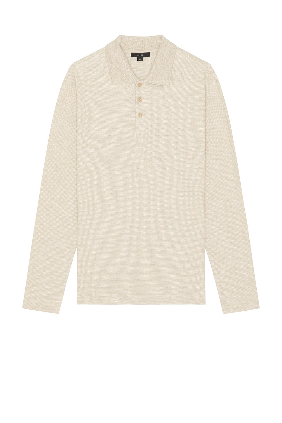 Sun Faded Thermal Long Sleeve Polo - 1