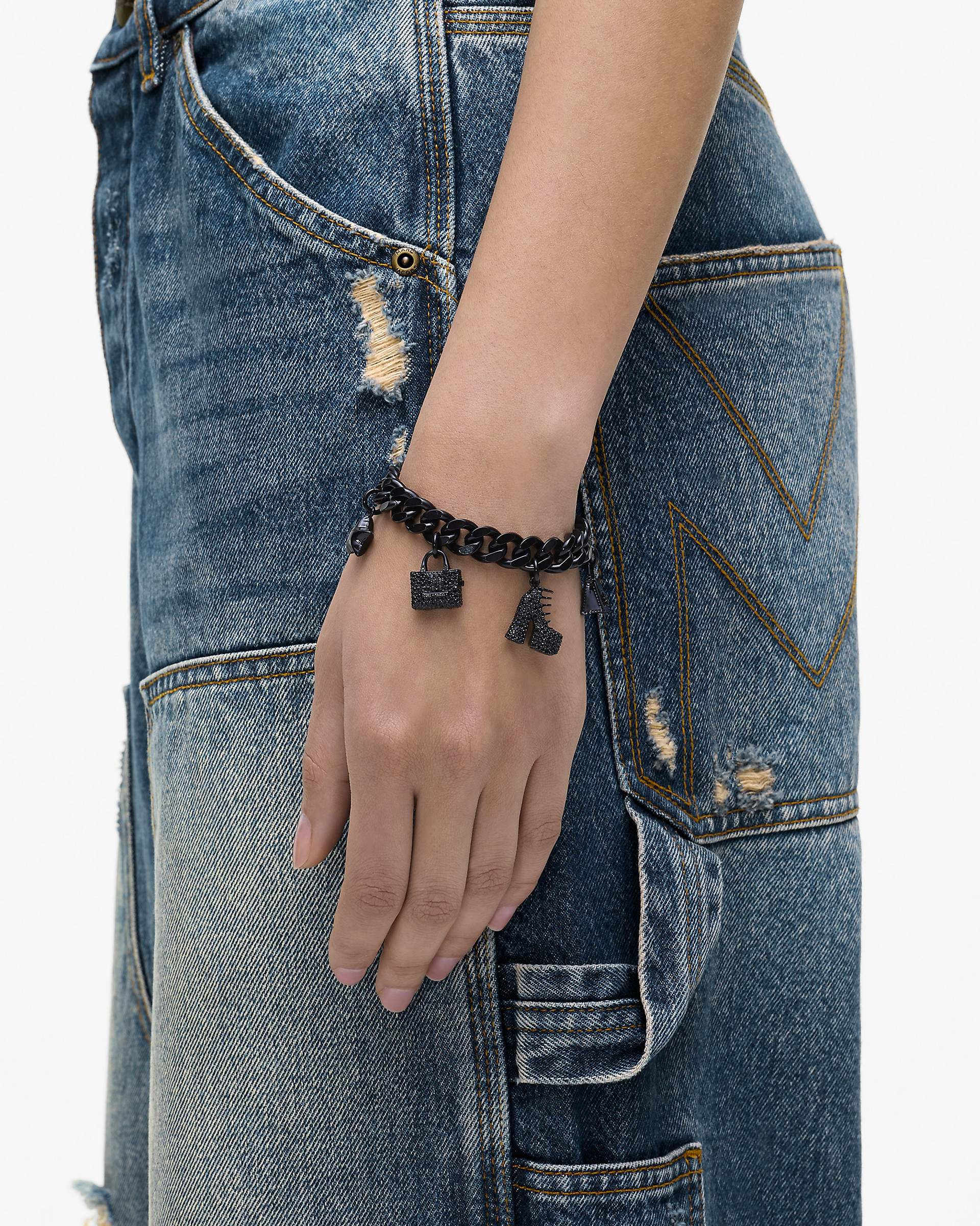 THE PAVE MINI ICON CHARM BRACELET - 2