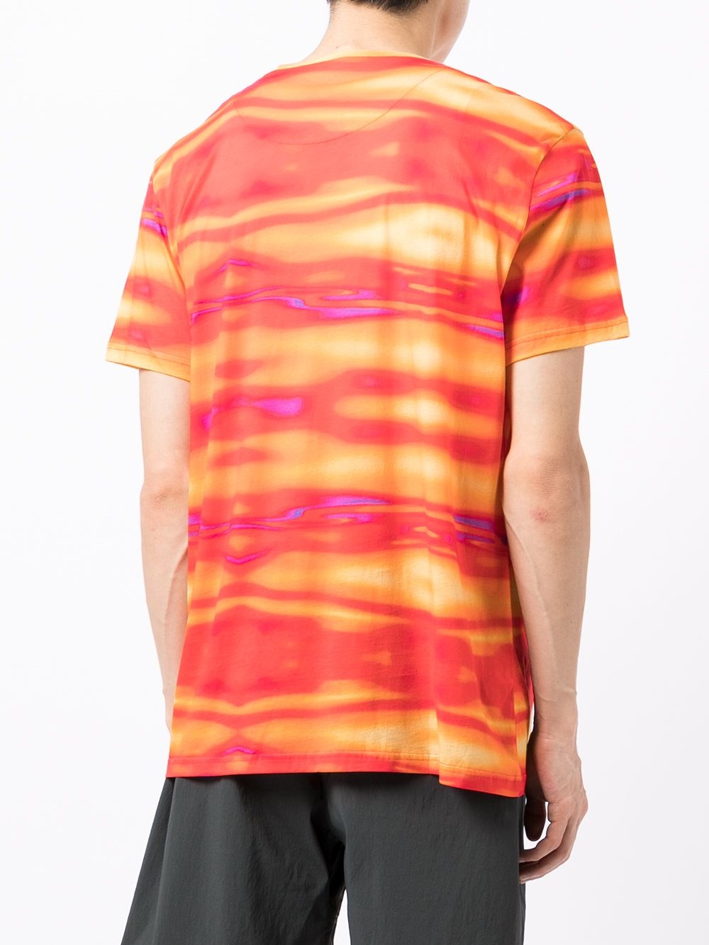 tie dye-print cotton T-Shirt - 4