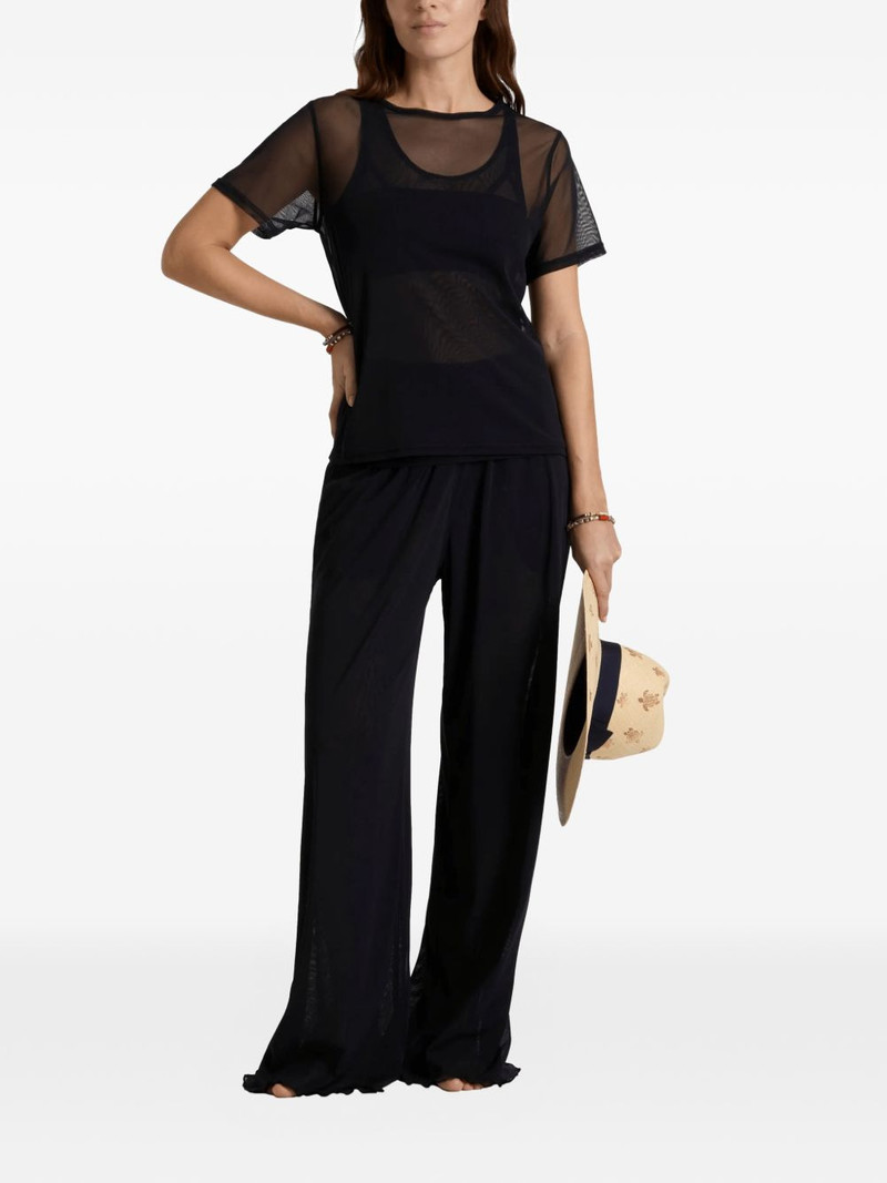 Vilebrequin elasticated-waistband wide-leg trousers outlook