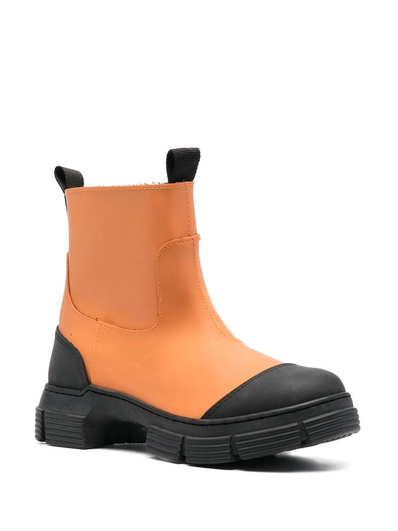 GANNI 55mm chunky slip-on boots outlook