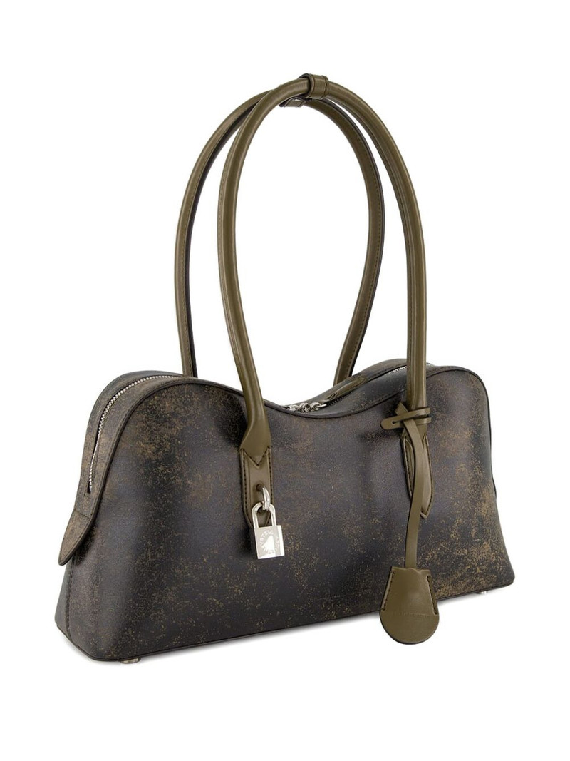 Stella McCartney Ryder Trompe O'Loeil-print top handles tote bag outlook