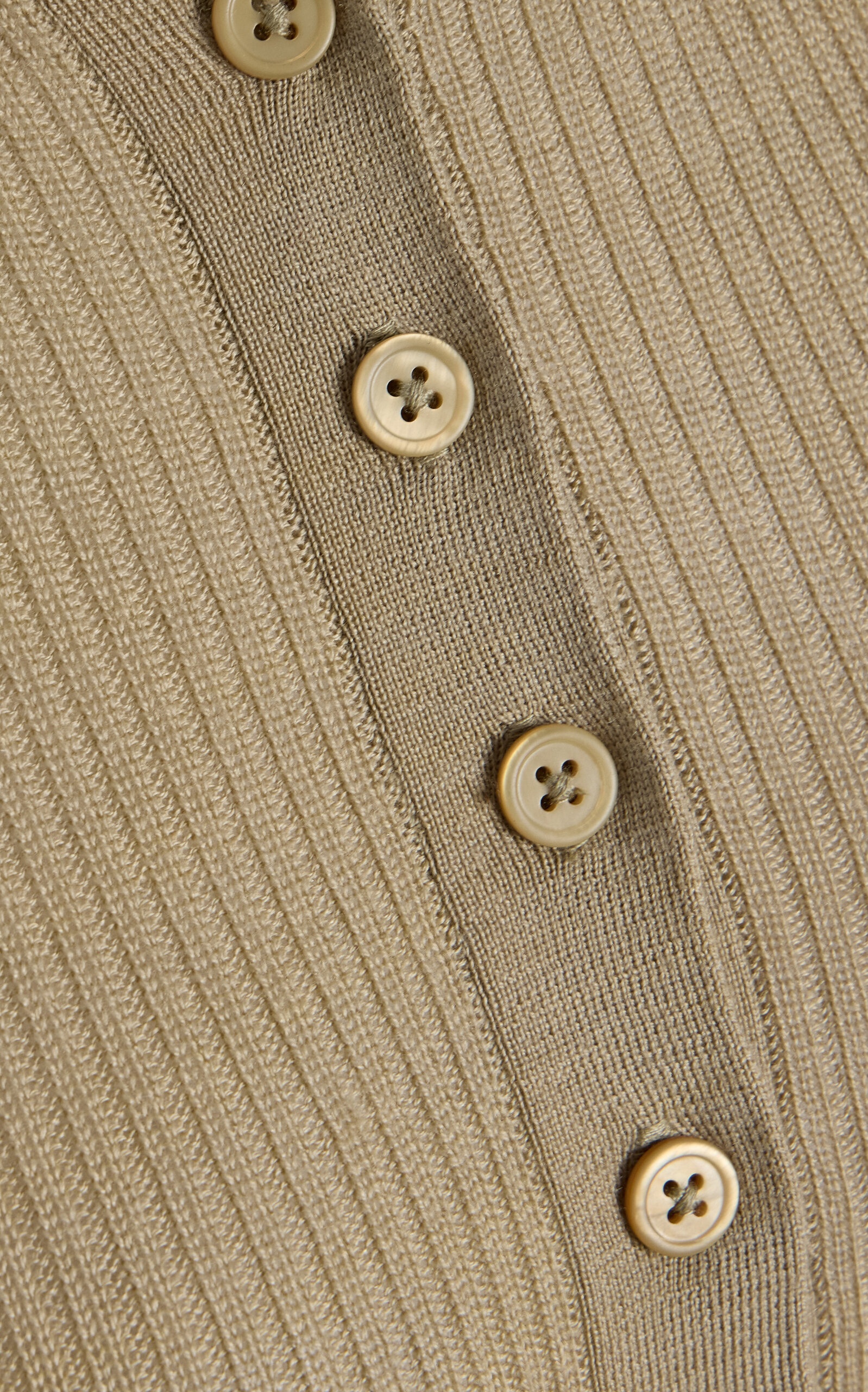 Solana Wool, Silk and Cashmere Polo Bodysuit neutral - 5